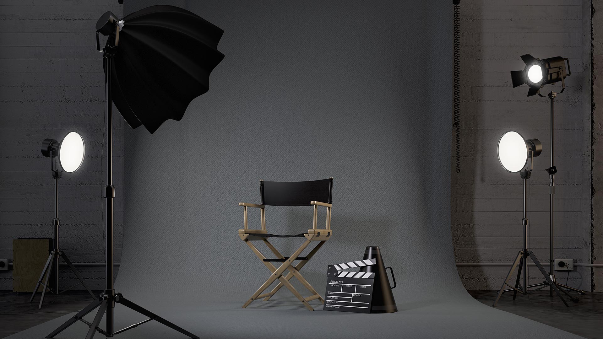 Why is three point lighting used in videography?