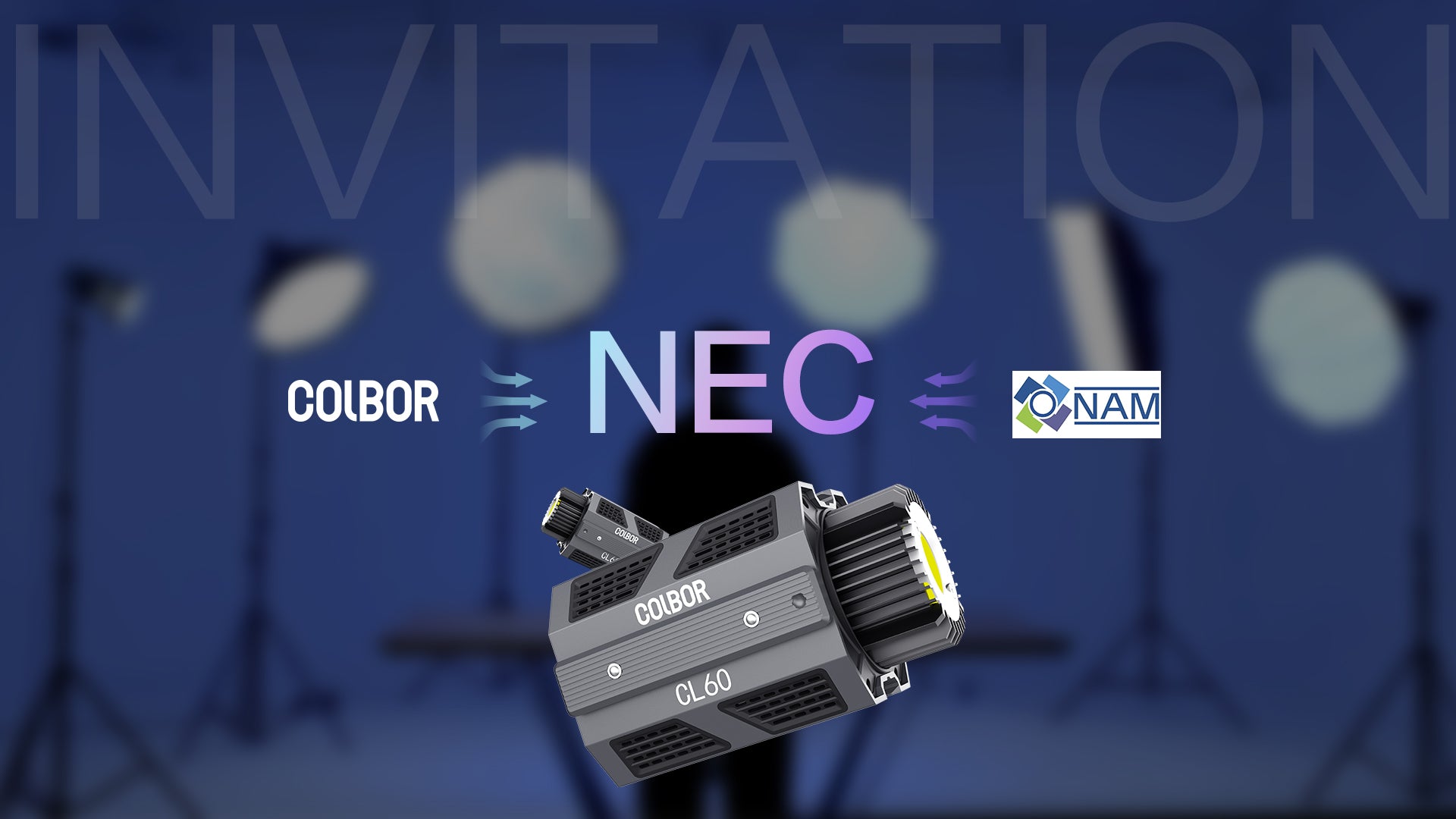 Meet COLBOR LED photography lights at NEC