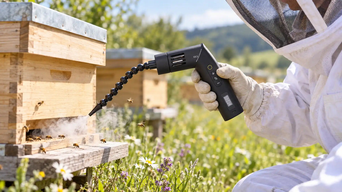How to use a smoker for bees: Traditional and flameless methods
