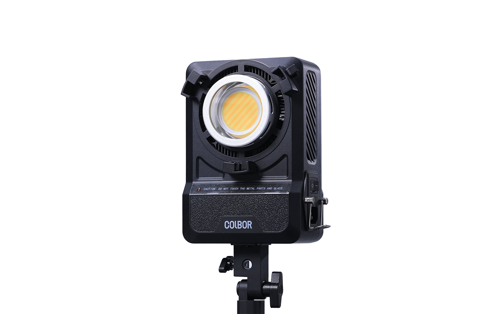 COLBOR W200 is a portable plug in light for video with an adjustable light base.