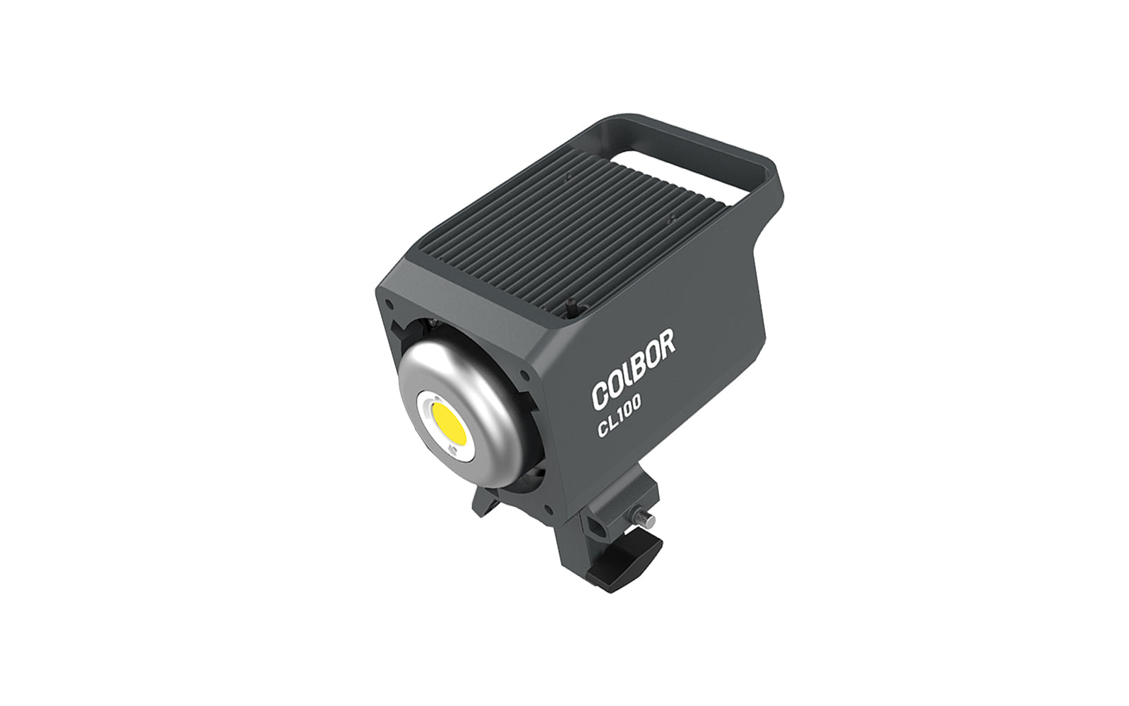 COLBOR CL100 COB LED light is square and black and has a grip for carrying.