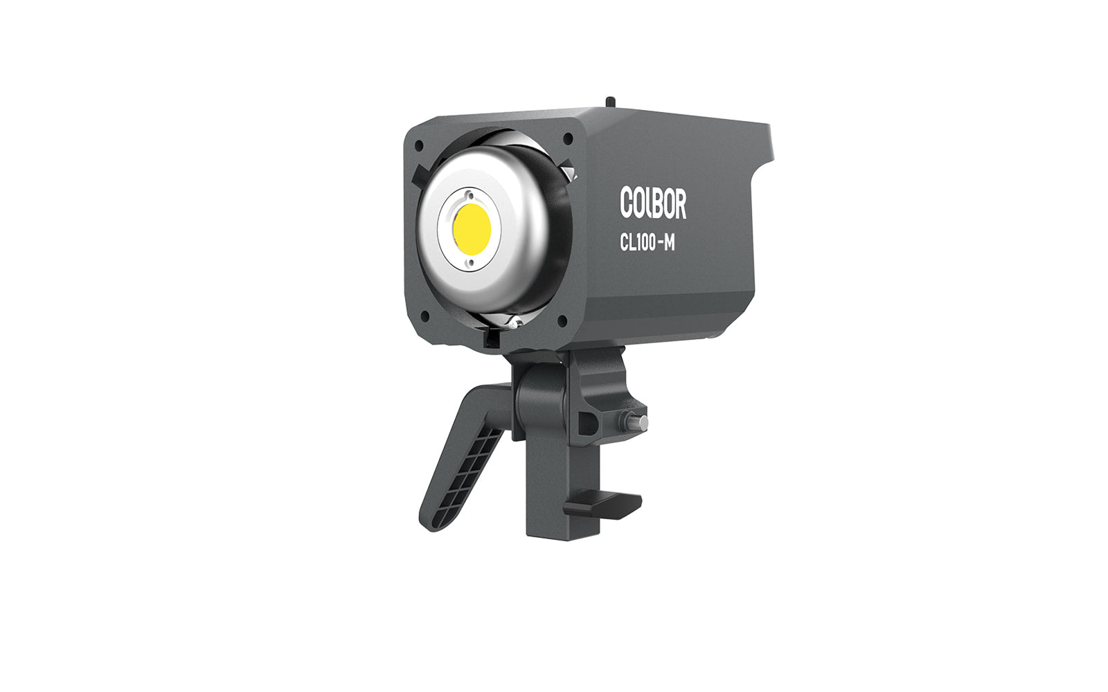 COLBOR CL100-M daylight balanced LED light comes with a light base.